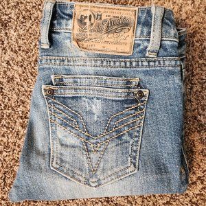 Vigoss The Dublin Skinny distressed light wash 1/2 26
